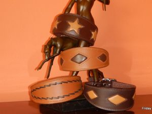 Decorative Greyhound and Lurcher Collars