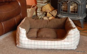 Coffee Tweed Dog Bed - Image 3