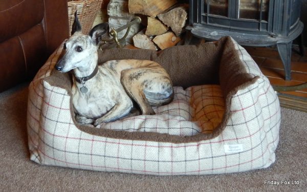 Coffee Tweed Dog Bed - Image 4